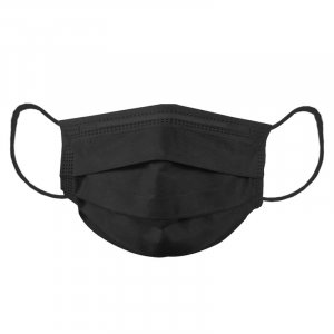 3-PLY Black Protective Face Mask