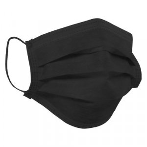 3-PLY Black Protective Face Mask