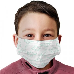 50/Pack 3-Ply Youth Protective Face Mask