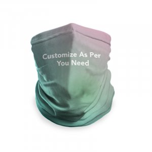 Custom Reusable Face& Neck Polyester Gaiter