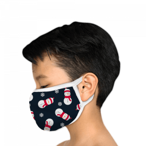 Snowman Polyester Face Mask