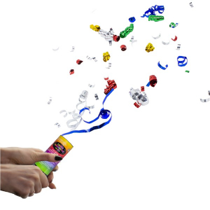 Confetti Party Poppers (Per 3 pack)