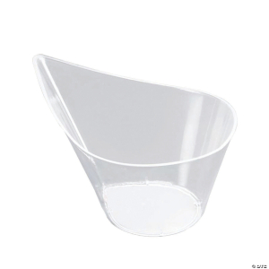 Premium 4.375" Clear Teardrop Disposable Plastic Cups (288 Cups)