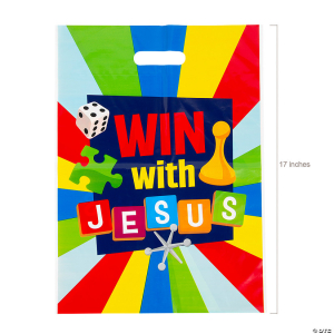 12 1/2" x 17" Bulk 50 Pc. Large Board Game VBS Plastic Goody Bags