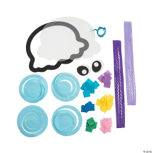 Jellyfish Tissue Paper Sign Craft Kit - Makes 12