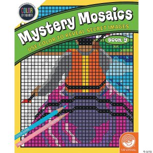 Color By Number Mystery Mosaics: Book 9