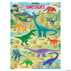 Scratch-a-Fact Poster: Dinosaurs