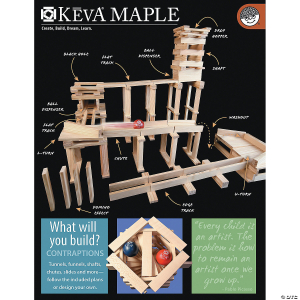 KEVA Maple 400 Plank Set