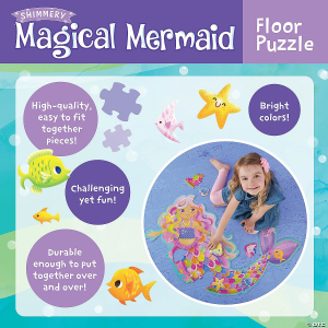 Mermaid Floor Puzzle