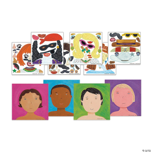 Funny Faces Reusable Sticker Tote