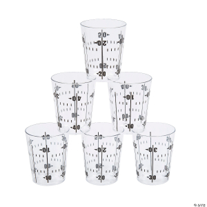 Bulk 50 Ct. Football Plastic Shot Glasses