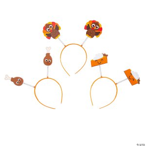 Thanksgiving Feast Head Boppers - 12 Pc.