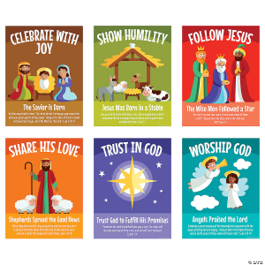 Story of the Nativity Poster Set - 6 Pc.