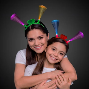 LED Fiber Optic Headbands (Per 12 pack)