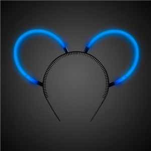 Glow Bunny Ears - Blue