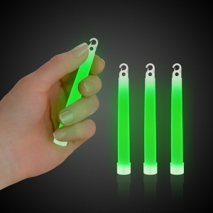 4 Inch Premium Glow Sticks- Green