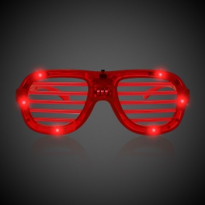 LED Red Slotted Glasses (1Pcs)