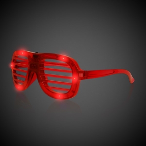 LED Red Slotted Glasses (1Pcs)