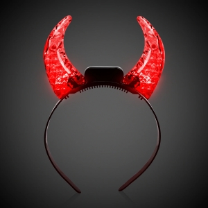 LED Devil Horns Headband