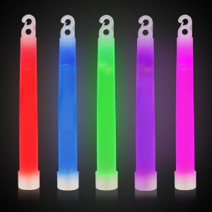 Assorted Color 6" Premium Glow Sticks (Per 25 pack)