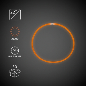 Orange 22" Glow Necklaces