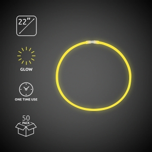 Yellow 22" Glow Necklaces
