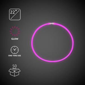 Pink 22" Glow Necklaces