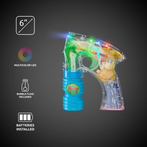 LED 6" Bubble Gun (1 Pcs)
