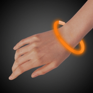 Orange 9" Glow Bracelets (Per 50 pack)