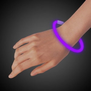 Purple 9" Glow Bracelets (Per 50 pack)