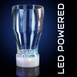 LED Flashing 10oz Glass