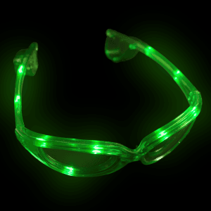 LED Light-Up Sunglasses- Green