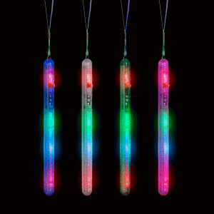 8" Light-Up Flashing Rainbow Wands