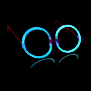 Glow Eyeglasses - Round - Aqua