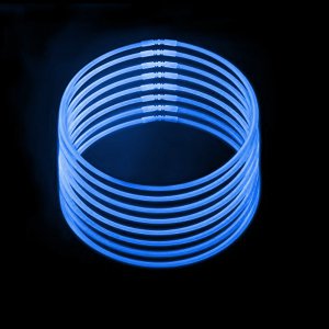 22 Inch Glowstick Necklaces - Blue