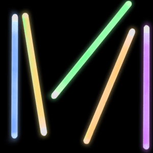 12 Inch Jumbo Light Sticks - 5 Color Mix