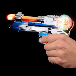 LED Light-up Spinning Pistol