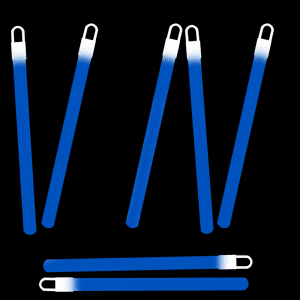 6 Inch Glowsticks - Blue