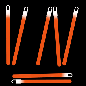 6 Inch Glowsticks - Orange