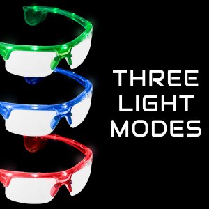 LED Flashing Sports Sunglasses