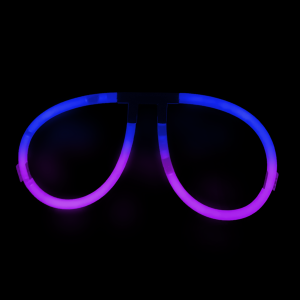 Glow Eyeglasses - Aviator - Bi Blue/Pink