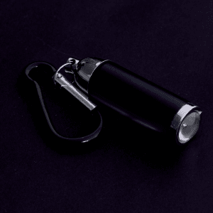 4" Super Flashlight Keychain- Black