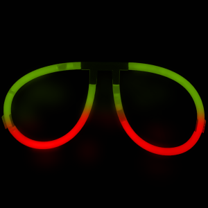 Glow Eyeglasses - Aviator - Bi Red/Green