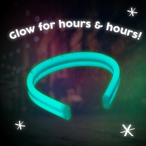8'' Twister Glowstick Bracelets - Aqua