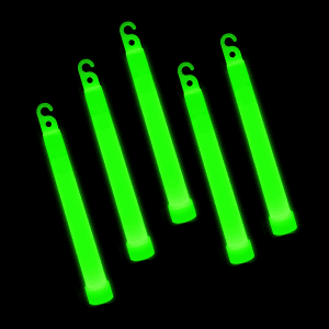 6'' Premium Glow Sticks - Green