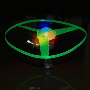 9.5" Light-Up Flying Disc- Green