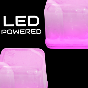 LED Light Up Ice Cubes - Pink