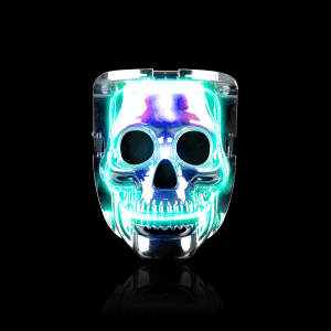LED Light Up Halloween Skull Mask