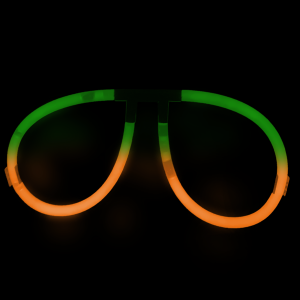 Glow Eyeglasses - Aviator - Bi Orange/Green