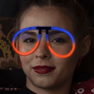 Glow Eyeglasses - Aviator - Bi Blue/Orange